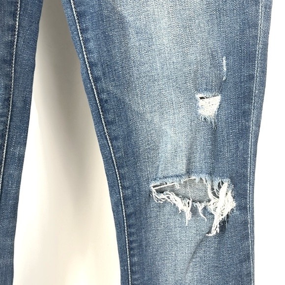 DL1961 Margaux Stealth Distressed Instaculpt Ankle Skinny Jeans - Picture 6 of 11